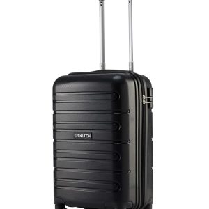 SNITCH Loop Cabin Size Yellow Polypropylene Hard Travel Suitcase - Trolley Bag Small & Luggage with 4 Wheels, Secure Lock & Free Shoe Bag